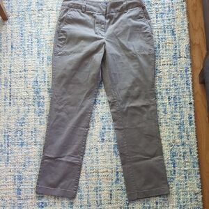 Lands' End Women's Gray Chinos Size 10